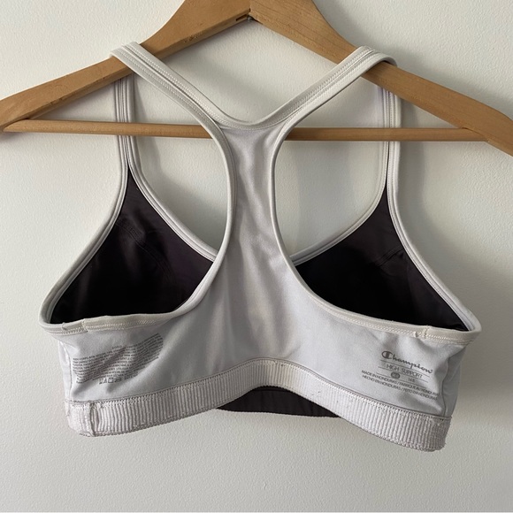 3/$30💚Champion grey and white Shape T-back sports bra size 36B - Picture 8 of 15